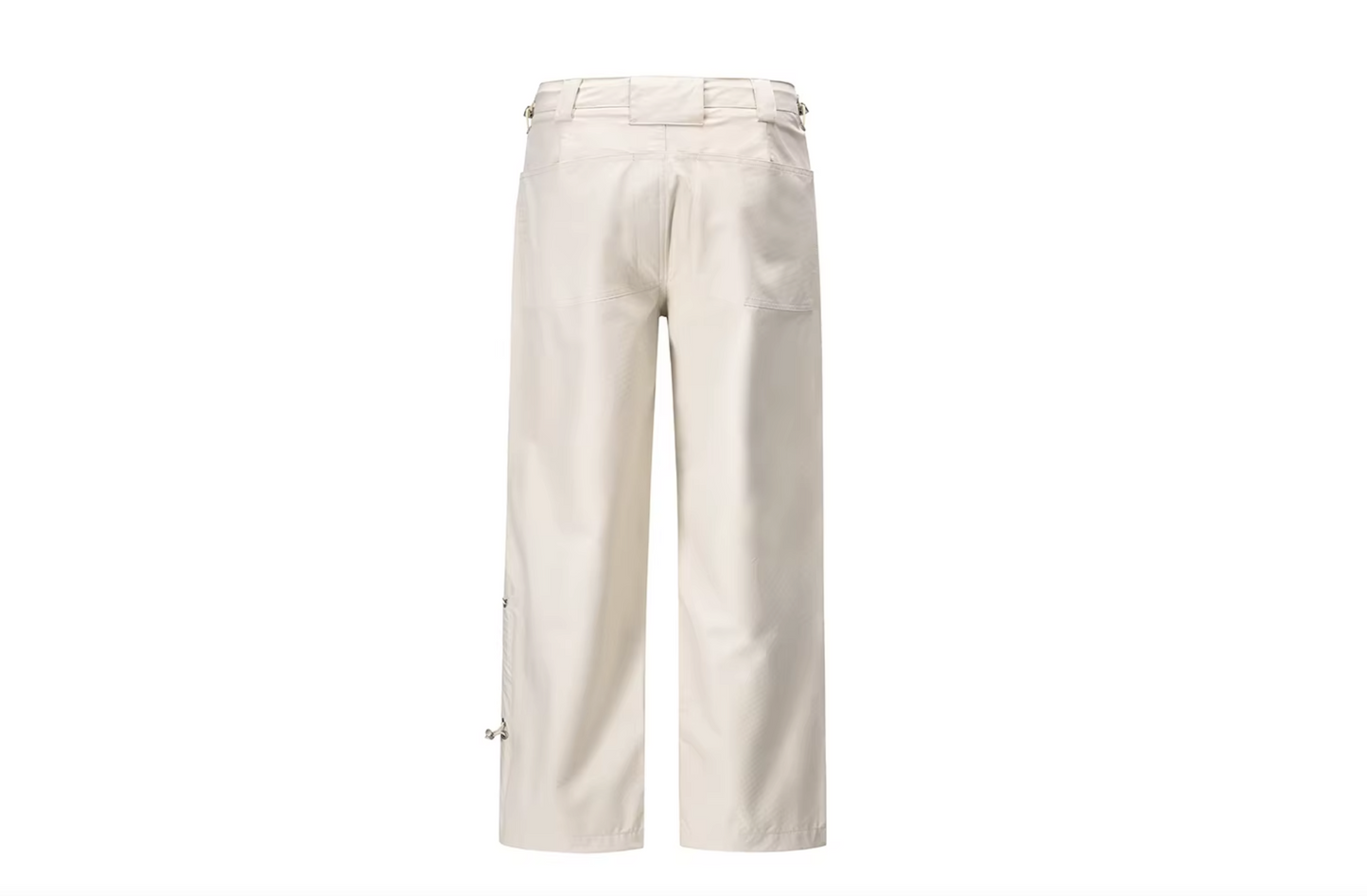 STRAIGHT Pleated Nylon Pants