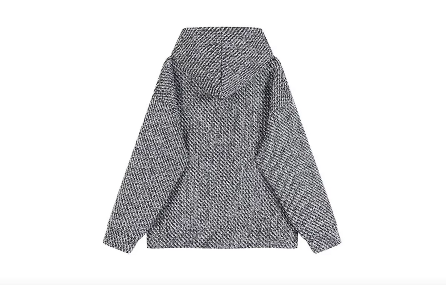 Shadow Tweed Hoodie