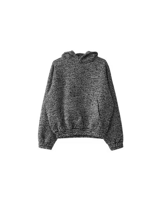 Shadow Tweed Hoodie