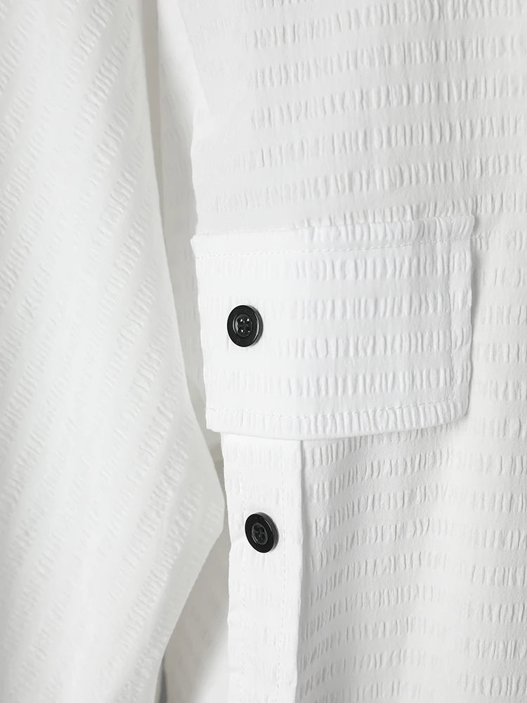 Straight Basic Shirt Blouse